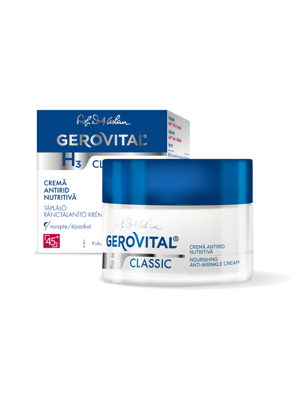 Nourishing anti-wrinkle cream, Night, Gerovital H3, 50ml – CENARA
