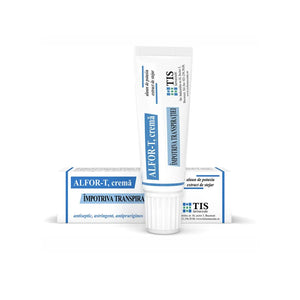 TIS Alfot-T cream old packaging on a white background