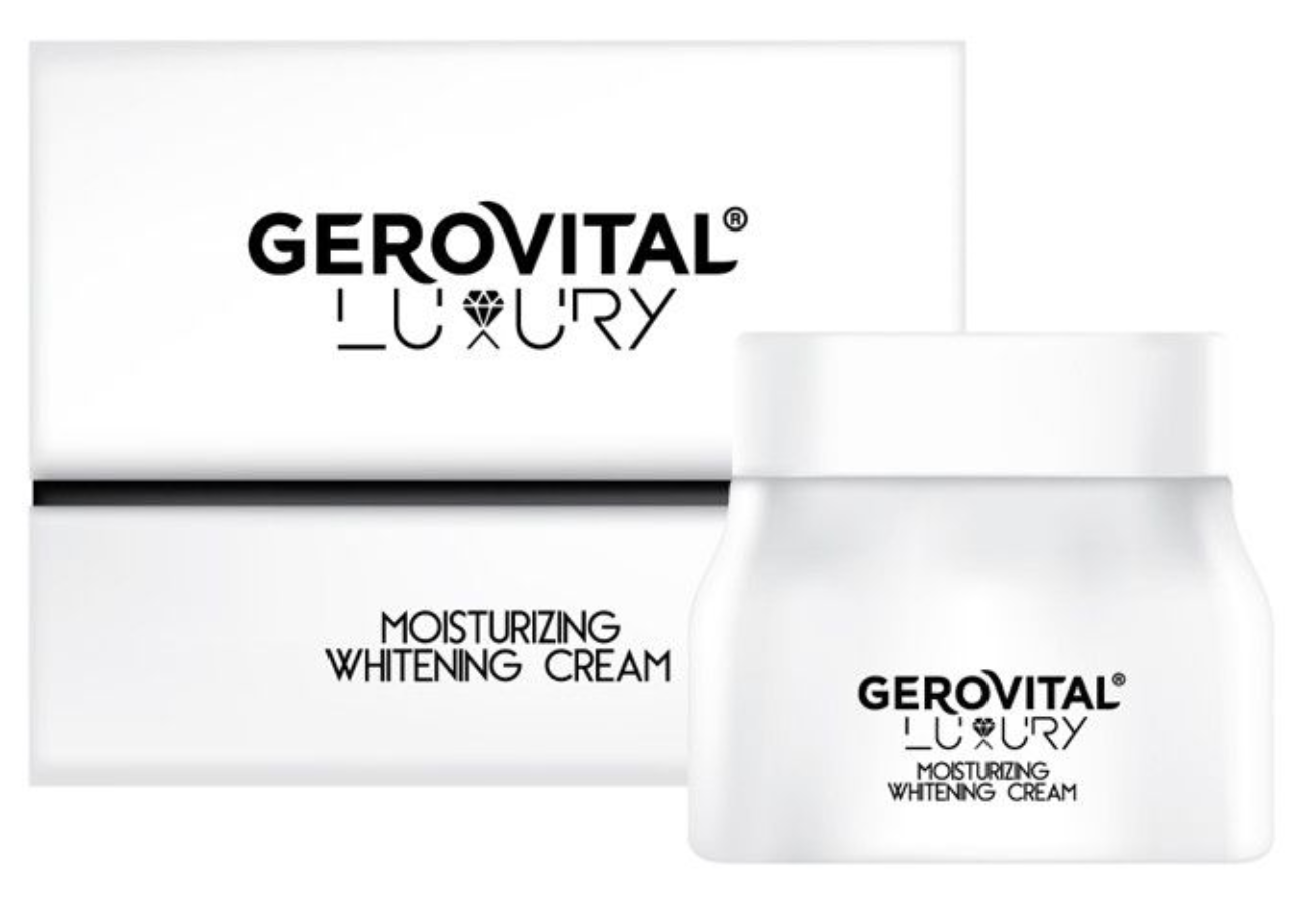 Moisturizing whitening cream - Gerovital Luxury - 50 ml