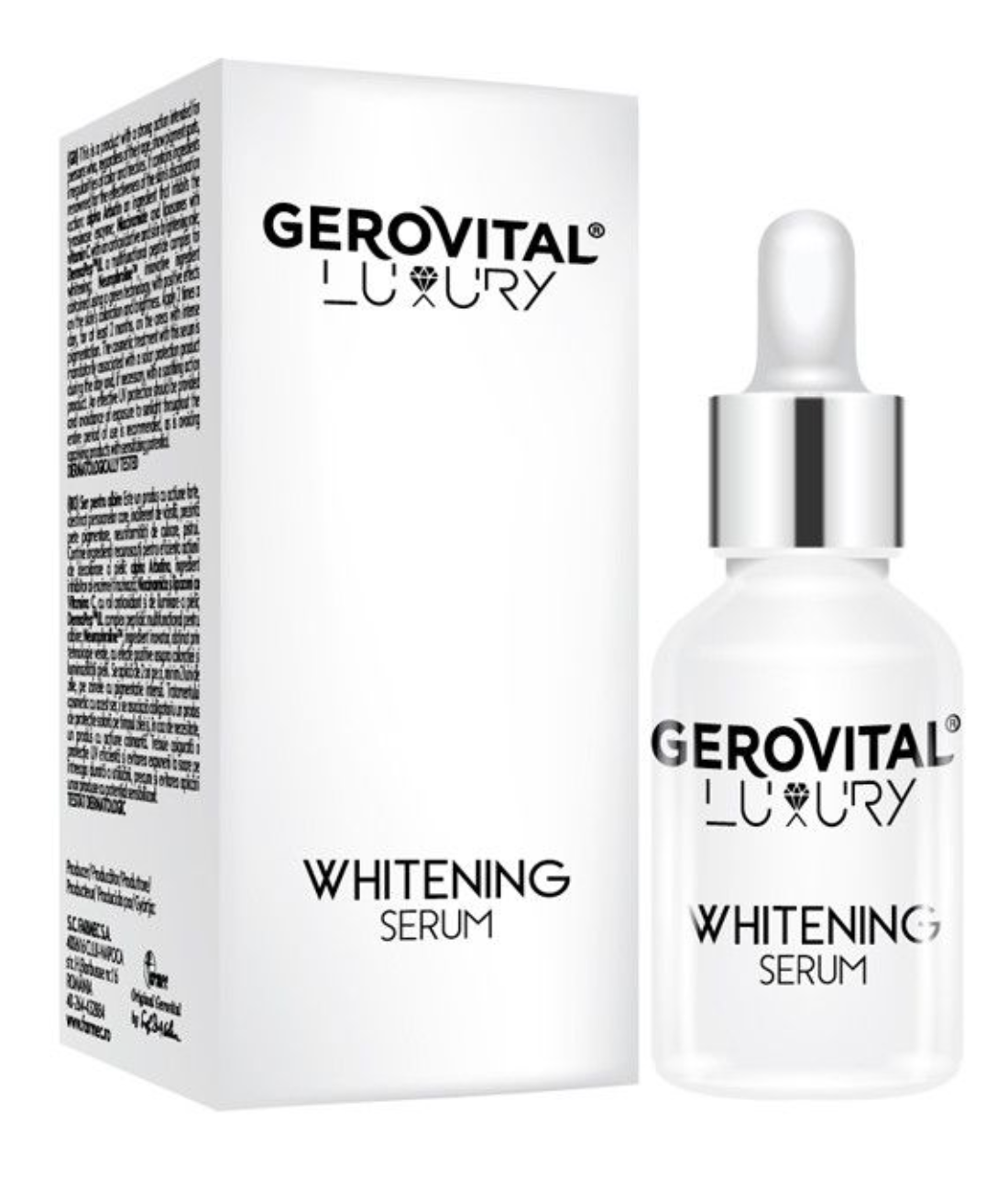 Whitening serum Gerovital Luxury ⭐ Romanian Cosmetics
