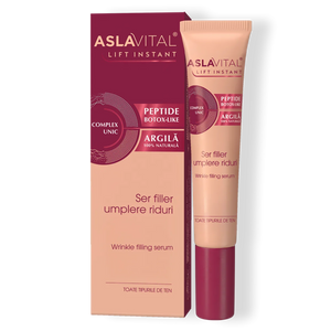 Aslavital Lift Instant Wrinkle-Filling Serum 15 ml tube and box