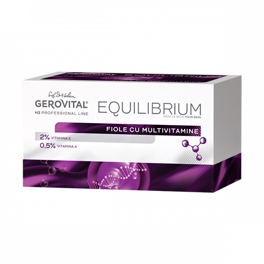 Multivitamin Vials - Gerovital Equilibrium - 20 vials x 2 ml