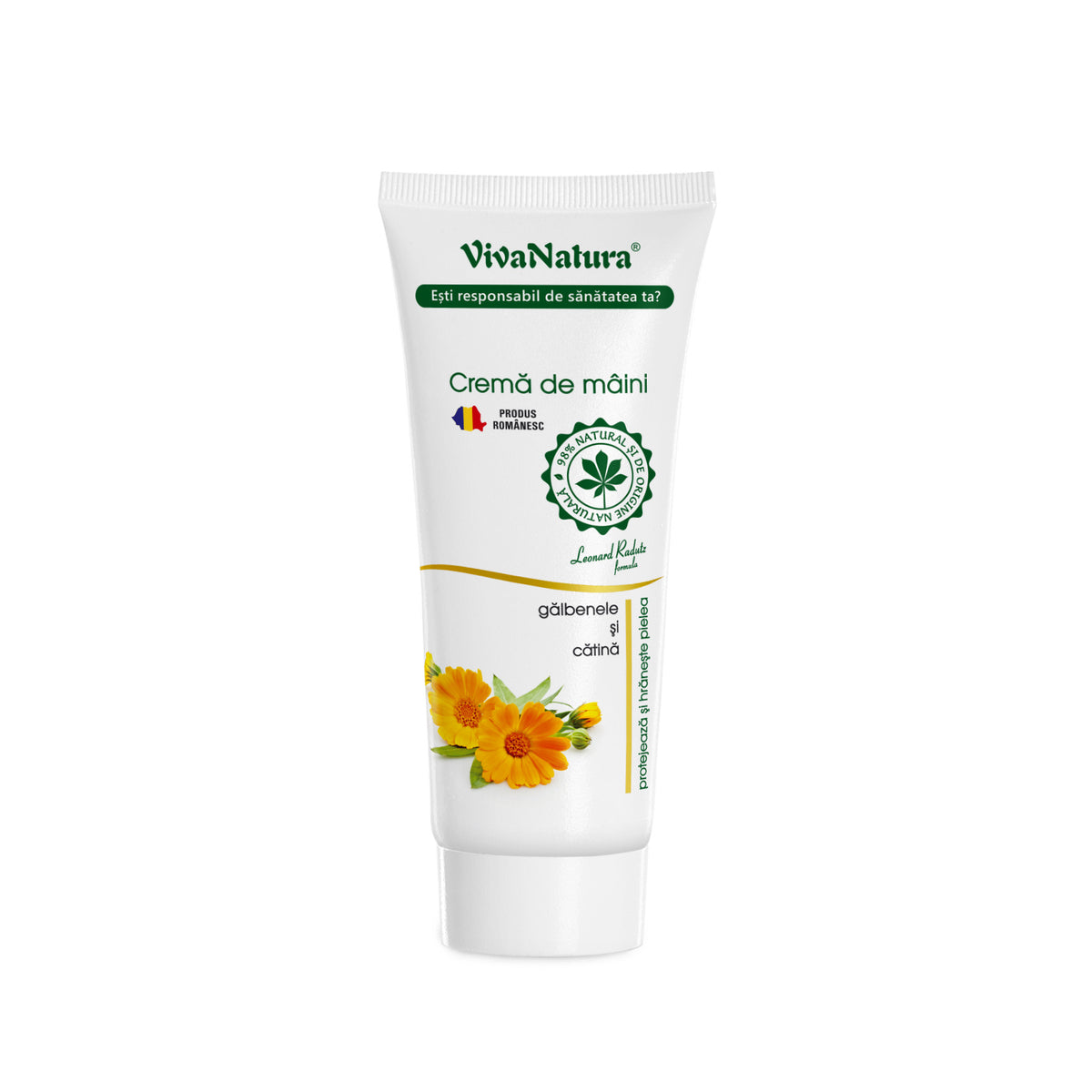 VivaNatura Calendula & Sea Buckthorn Hand Cream, 75 ml