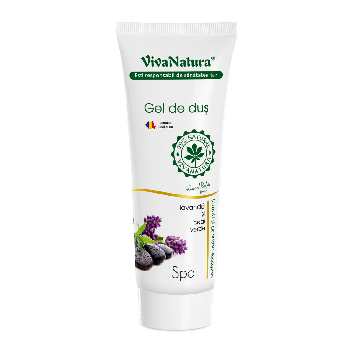 VivaNatura Spa Lavender & Green Tea Shower Gel, 250 ml