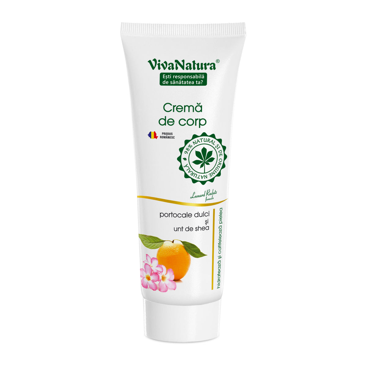 VivaNatura Sweet Orange & Shea Body Comfort Cream, 250 ml