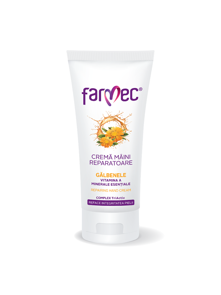 Repairing Hand Cream with Calendula, Farmec, 100 ml