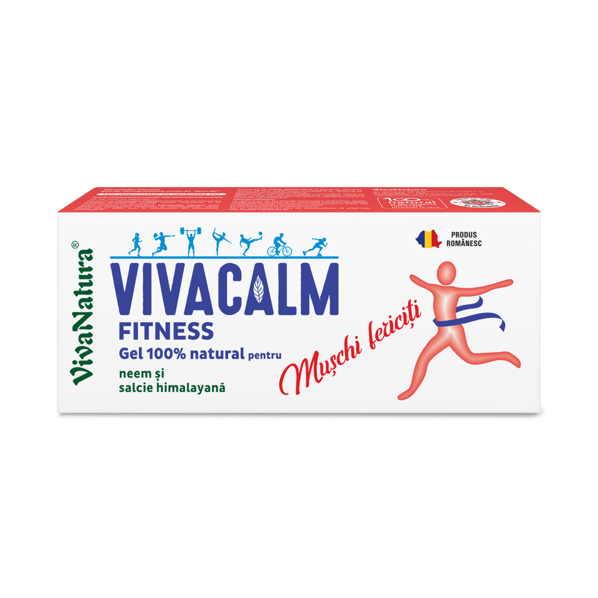 VivaNatura VivaCalm Fitness Body Massage Gel, 100 ml