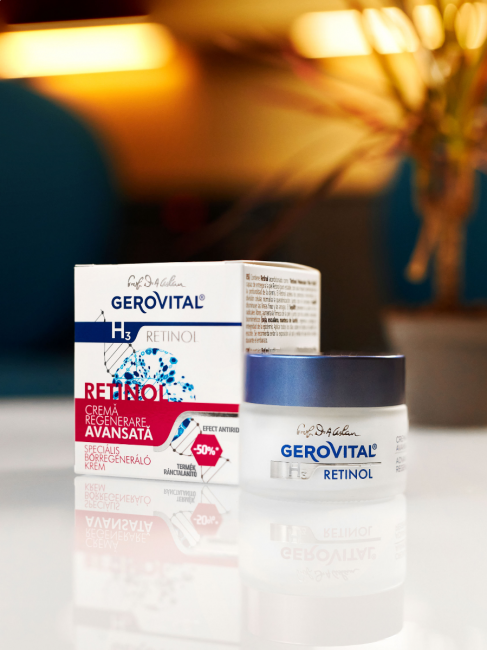 Cremă regeneratoare avansată - Gerovital H3 Retinol - 50 ml