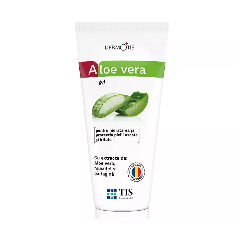 Aloe-Vera-Gel für empfindliche, trockene, fahle und gereizte Haut – DermoTIS – 100 ml