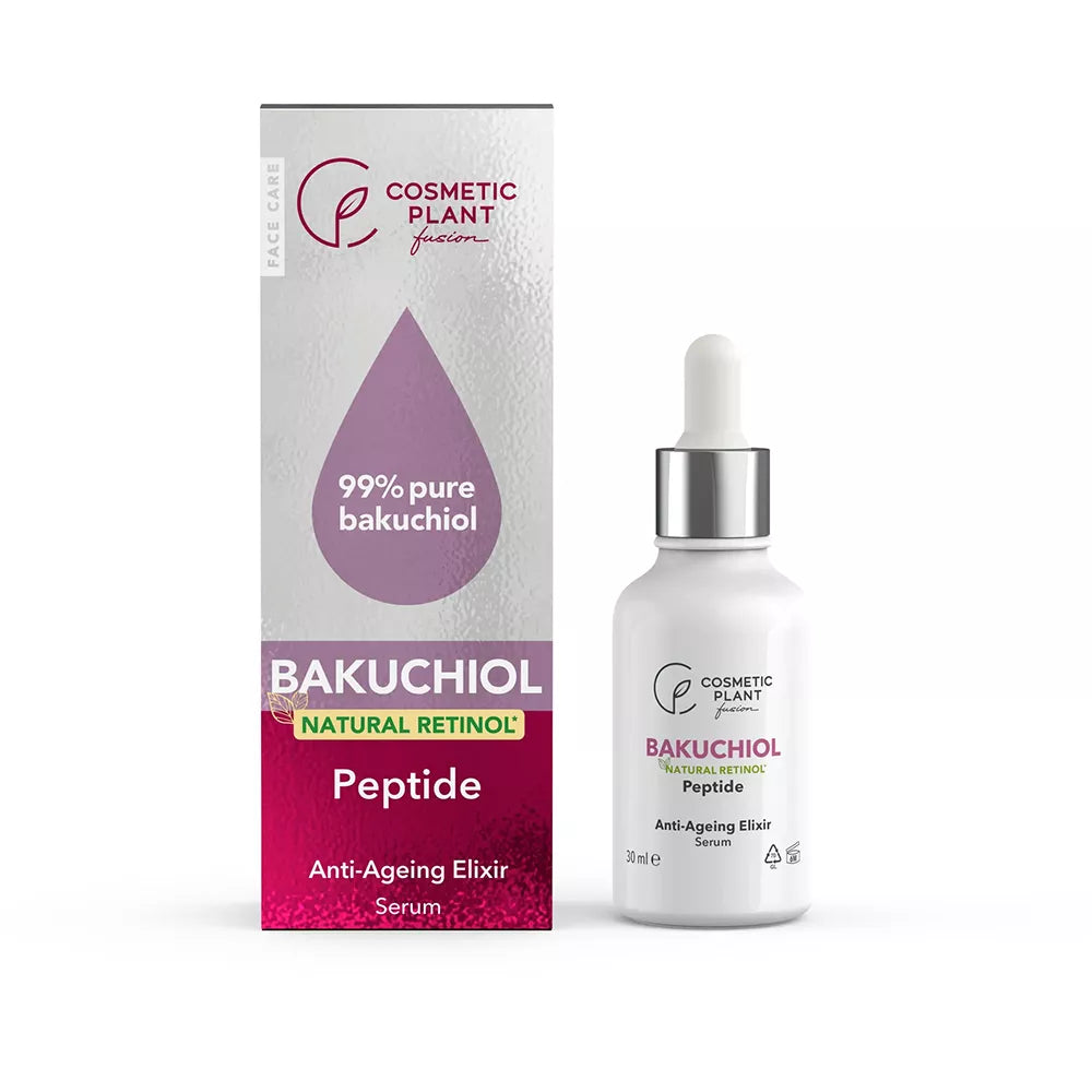 Anti-Aging Elixir Serum with Bakuchiol (Natural Retinol*) & Peptide, Cosmetic Plant, 30 ml