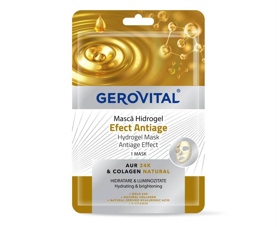 Anti-Aging-Hydrogelmaske, Gerovital-Gesichtsmasken