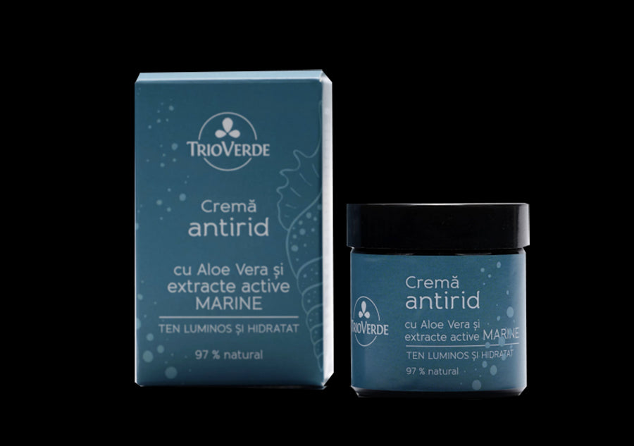 Anti-Wrinkle Cream with Aloe Vera and Marine Extracts - Trio Verde - 60ml