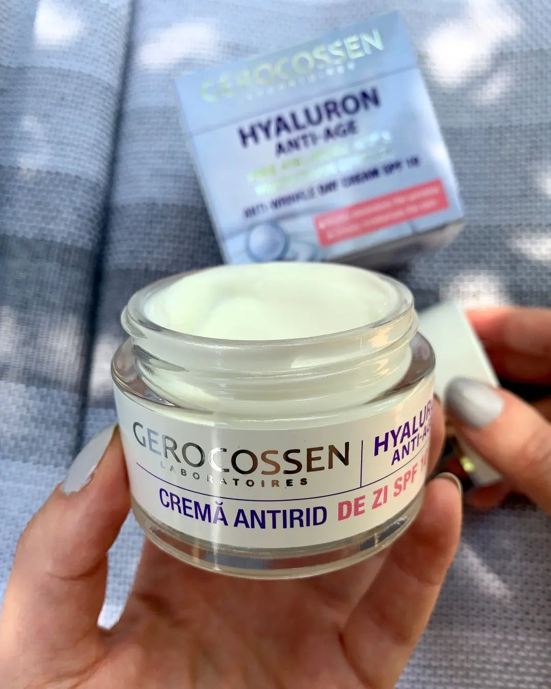 Cremă de zi antirid cu acid hialuronic - SPF 10 - Hyaluron Anti-Age - Gerocossen - 50 ml