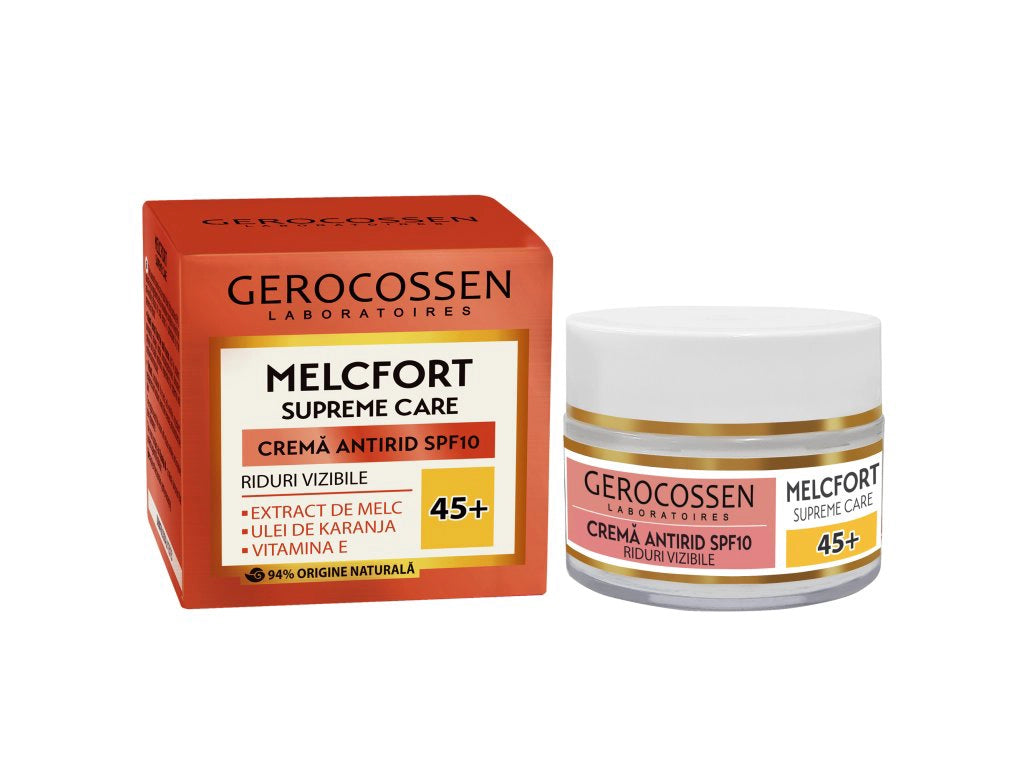Anti-Falten-Creme 45+, für sichtbare Falten – Melcfort Supreme Care, Gerocossen, 50 ml