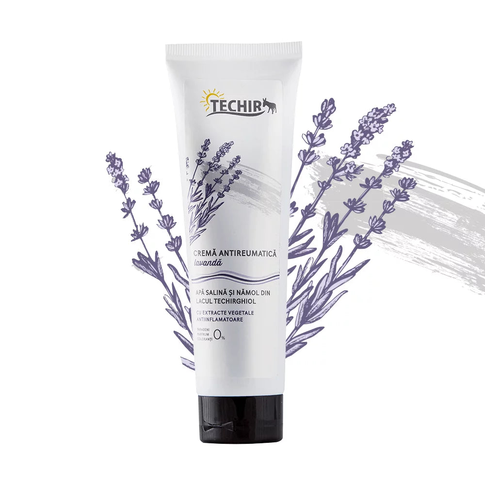 Anti Inflammatory Rheumatism Massage Cream, Lavender - Techir - 125 gr.