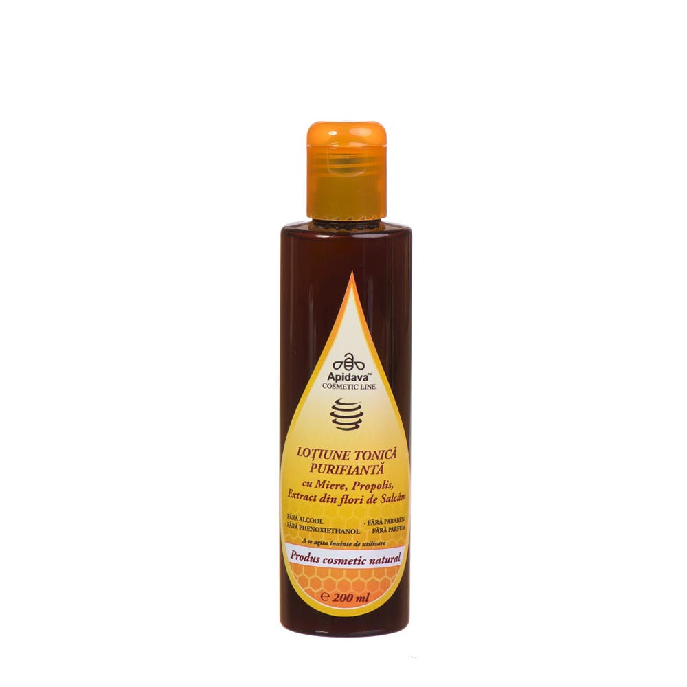 Apidava tonic lotion with honey, propolis, acacia flower extract, Apidava, 200 ml