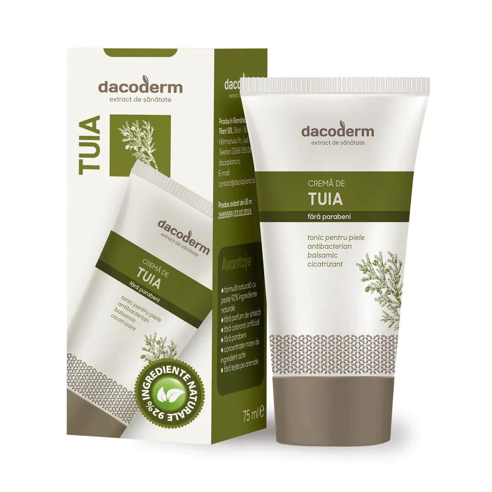 Arborvitae Cream for sensitive, dehydrated skin, Dacoderm - Dacia Plant - 75ml
