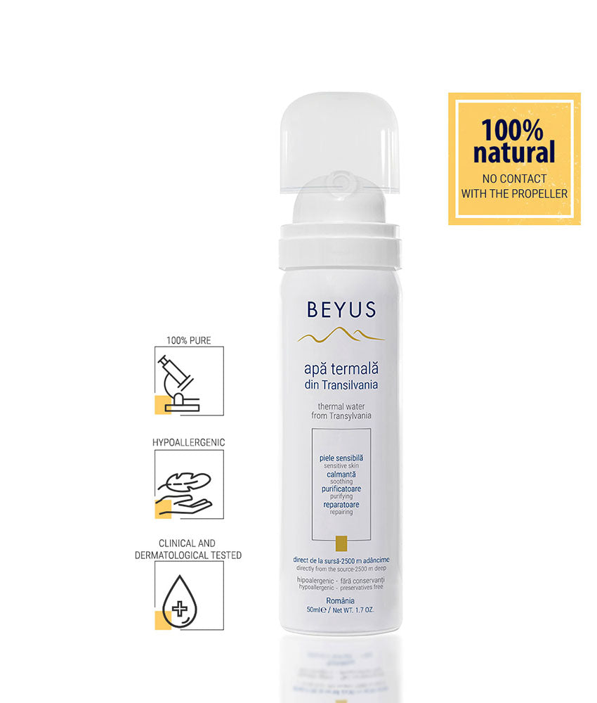 BEYUS Transylvanian Natural Thermal Water Spray, 50ml