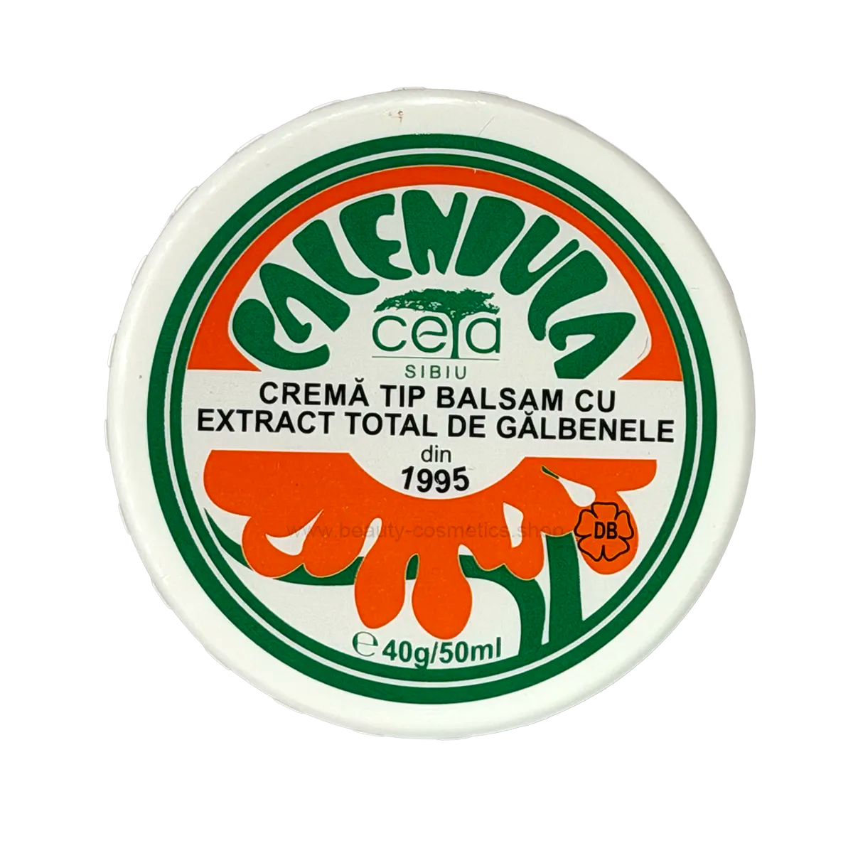 Cremă tip balsam cu extract de gălbenele – Ceta Sibiu, 40 g