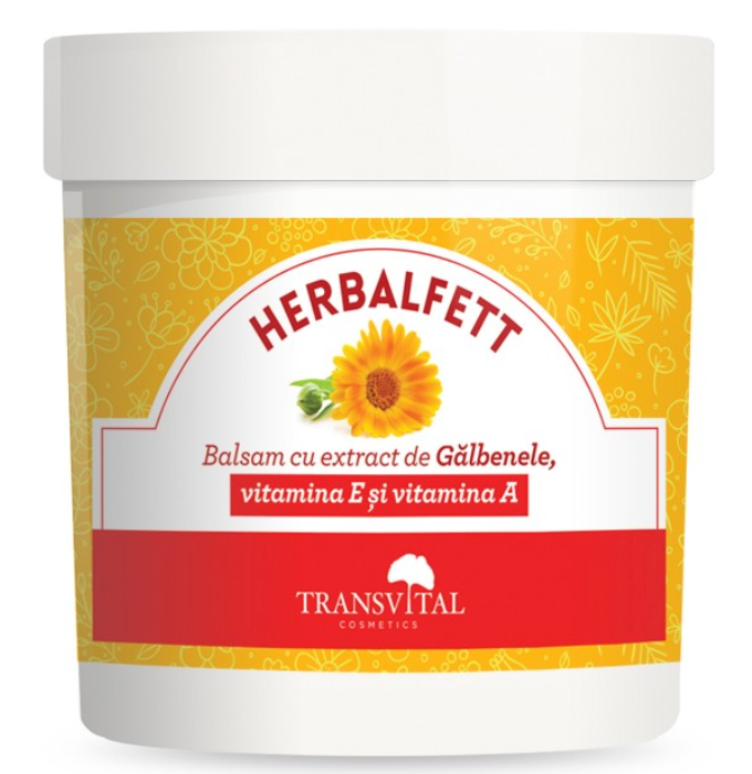 Balm with Marigold extract, Vitamin E and Vitamin A - HERBALFETT - 250ml