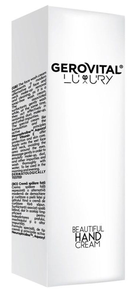 Beautiful hand cream - Gerovital Luxury - 100 ml