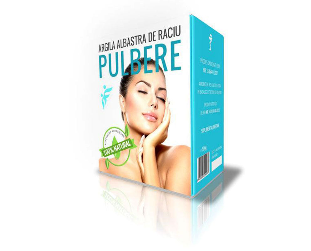 Blue Clay Powder - ARGILA ALBASTRA DE RACIU -  500 gr