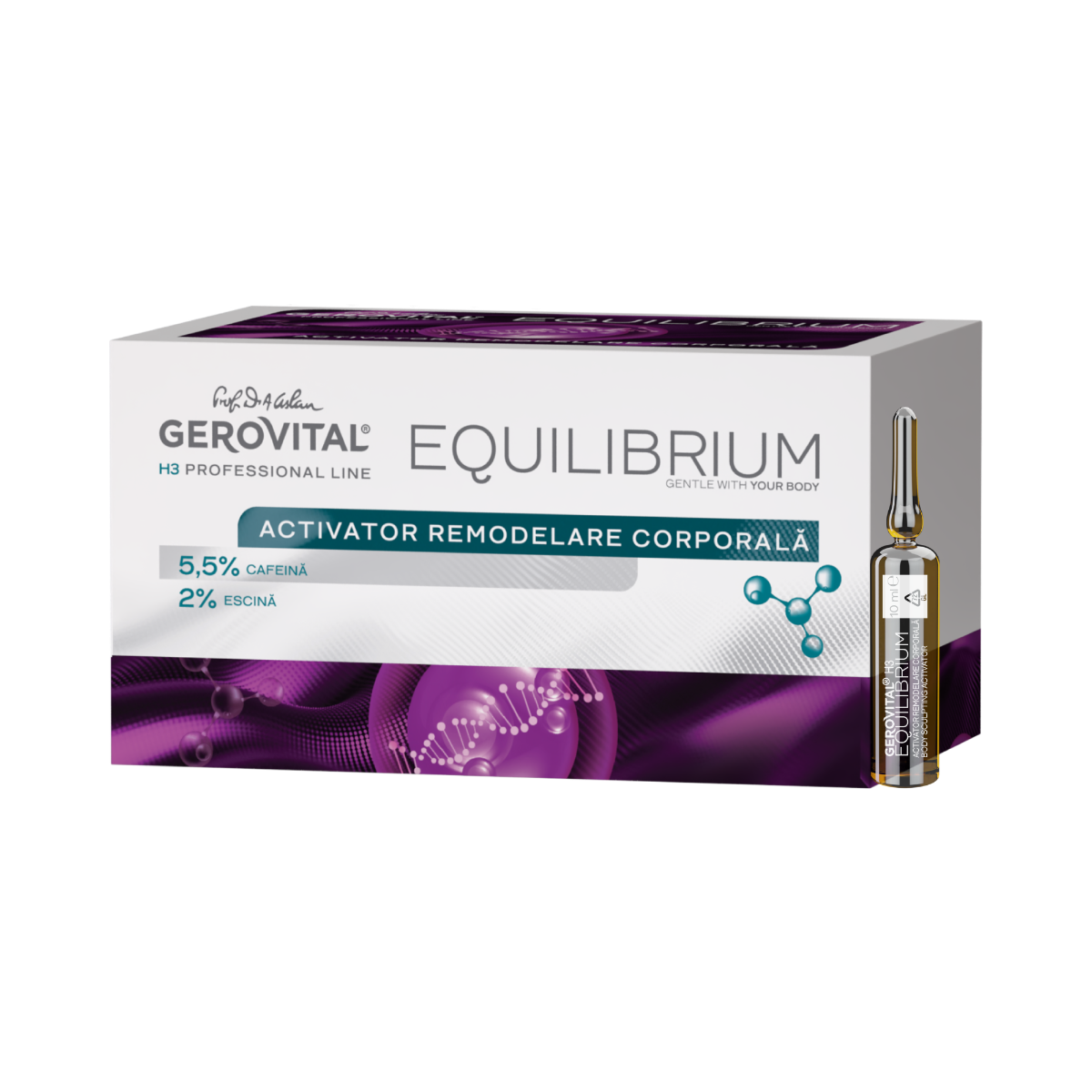 Body Sculpting Activator - Gerovital H3 Equilibrium - 20 x 10 ml