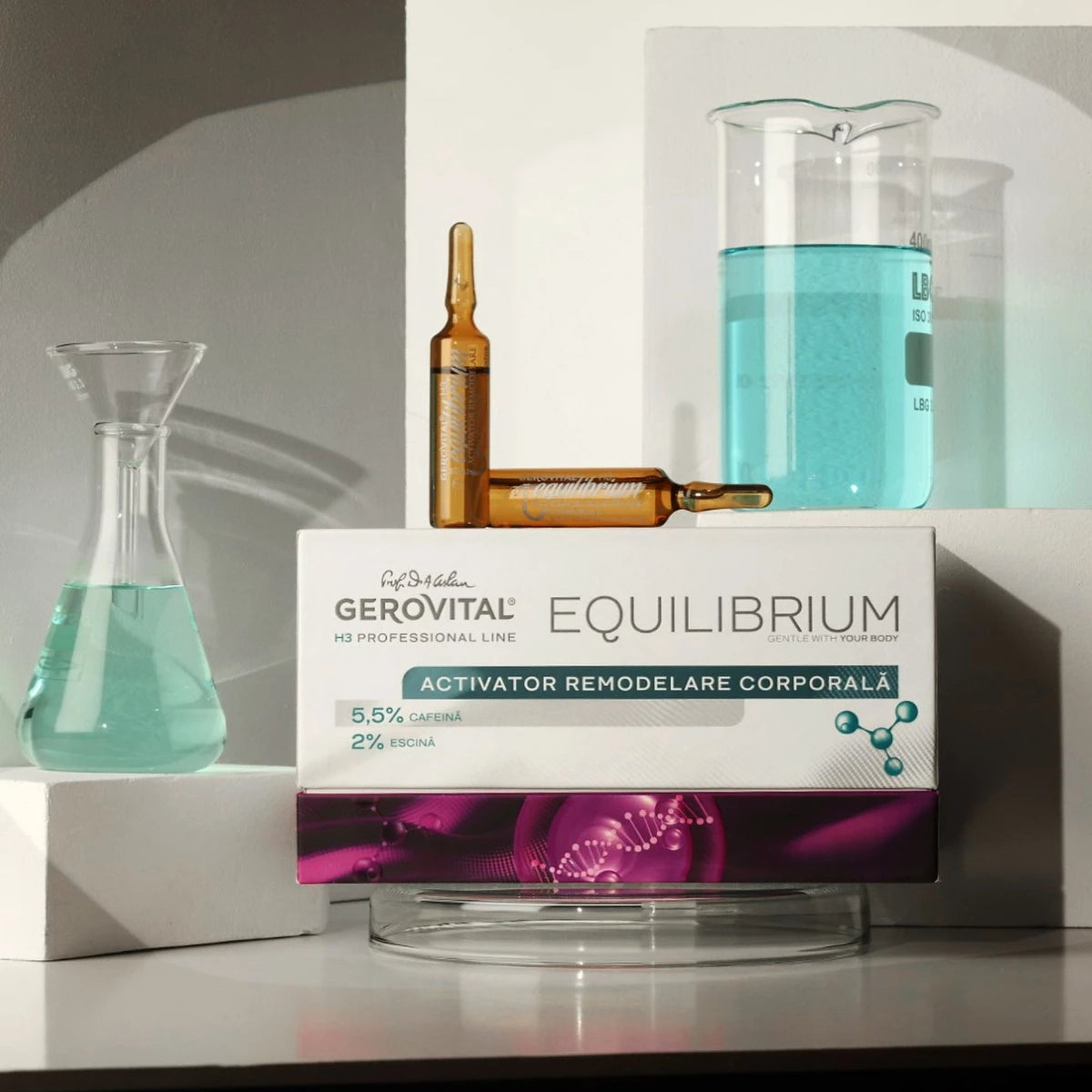 Body Sculpting Activator - Gerovital H3 Equilibrium - 20 x 10 ml