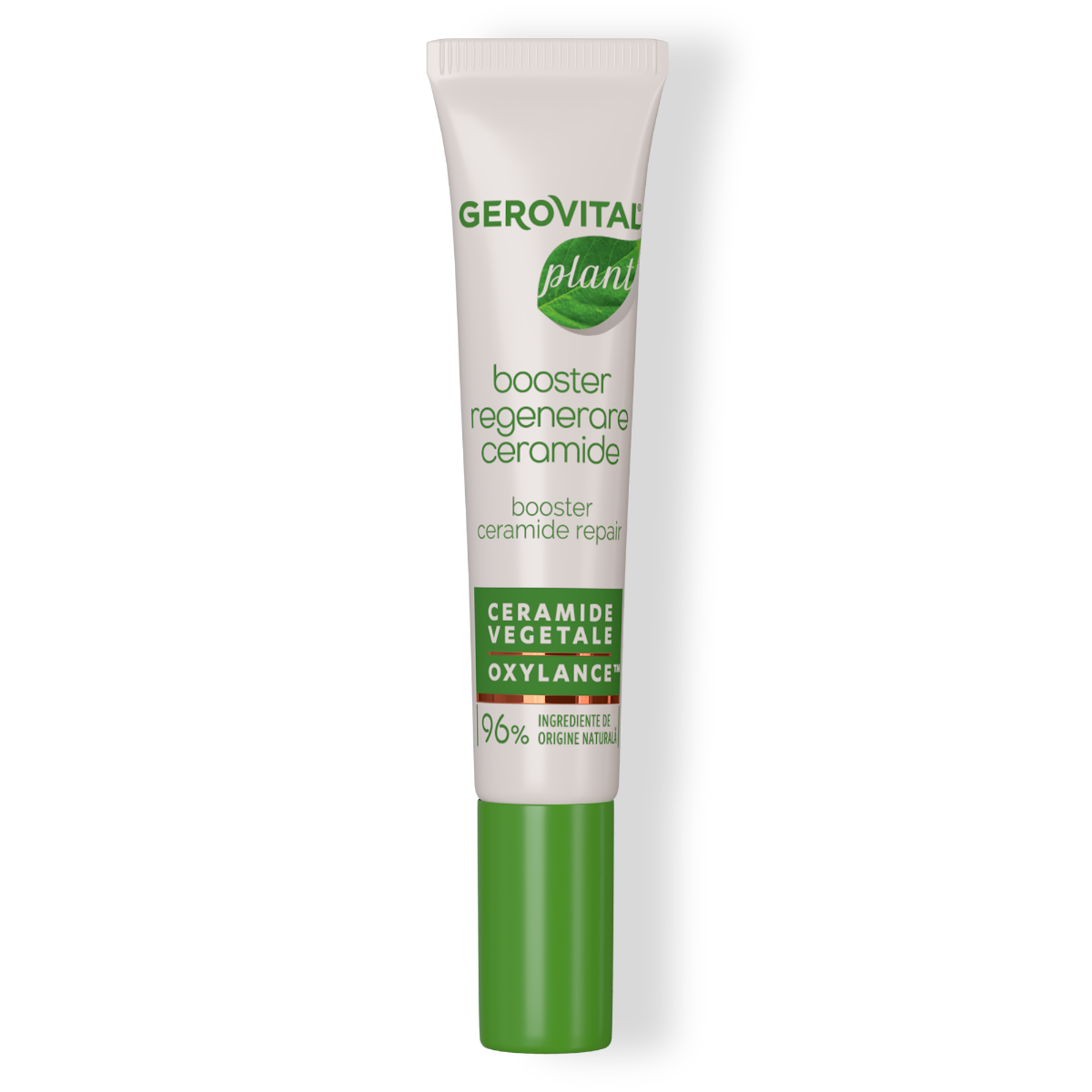 Booster Ceramide Repair fluid cream, for normal-mixed skin, Gerovital Plant, 15 ml