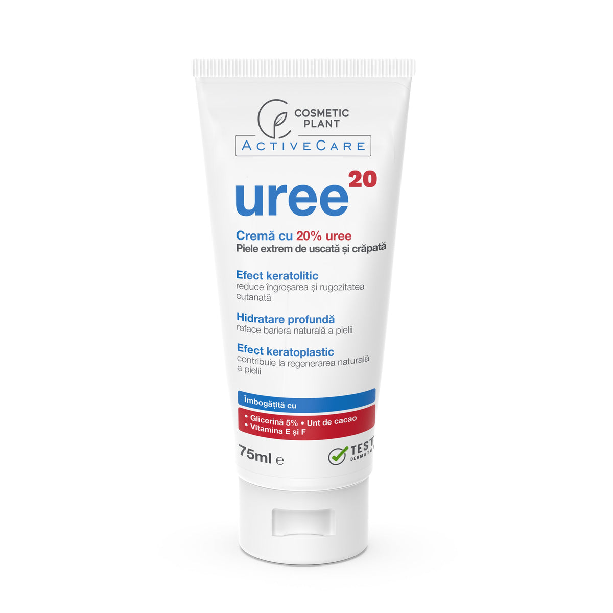 Cosmetic Plant 20% Urea Rough Skin Smoothing Cream, 75 ml