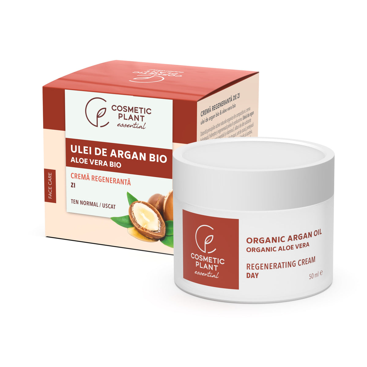 Cosmetic Plant Argan & Aloe Regenerating Day Cream, 50 ml