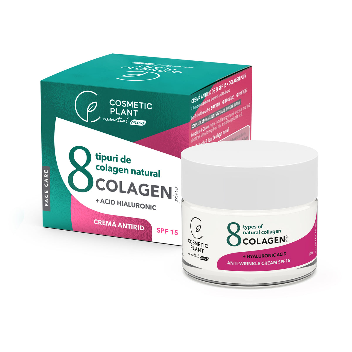 Cosmetic Plant Collagen Plus Smoothing Day Cream SPF 15, 50 ml