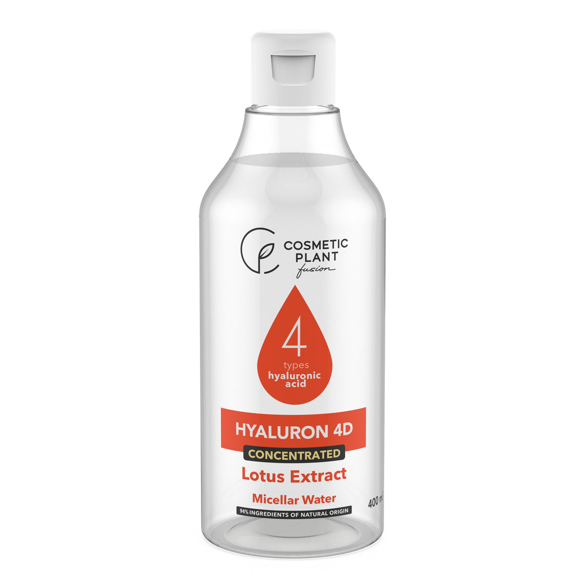 Cosmetic Plant 4D Lotus Hydrating Micellar Water, 400 ml