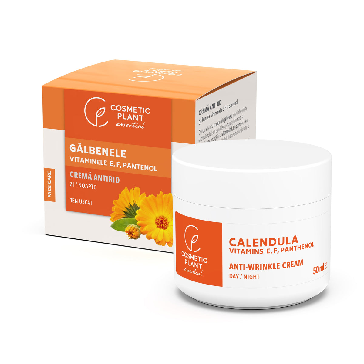 Cosmetic Plant Calendula & Panthenol Comfort Wrinkle Cream, 50 ml
