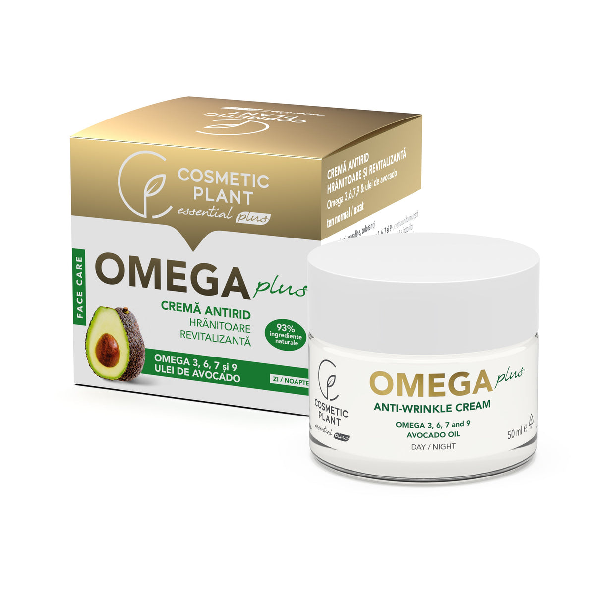 Cosmetic Plant Omega Plus Nourishing Day & Night Cream, 50 ml