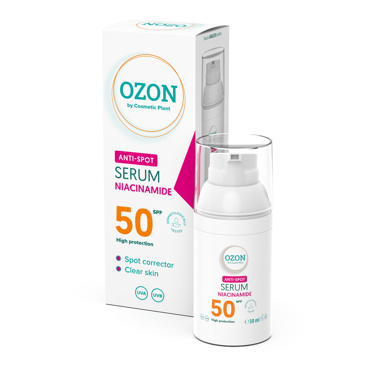 Cosmetic Plant Niacinamide Sun Care Serum SPF 50, 30 ml