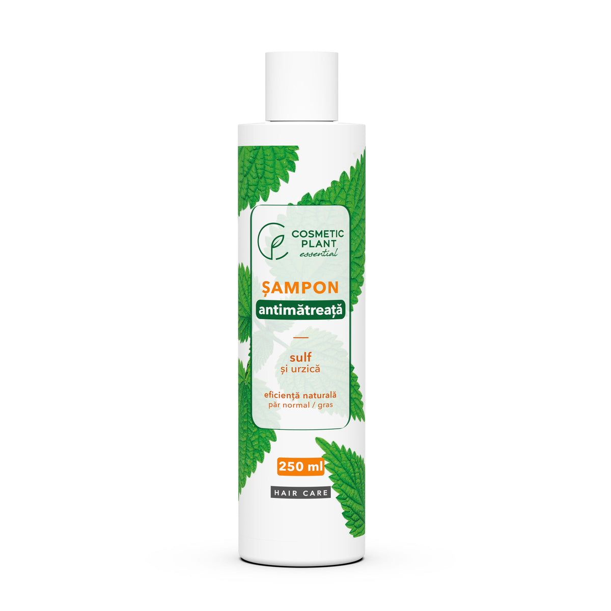 Cosmetic Plant Nettle & Sulfur Anti-Dandruff Shampoo, 250 ml