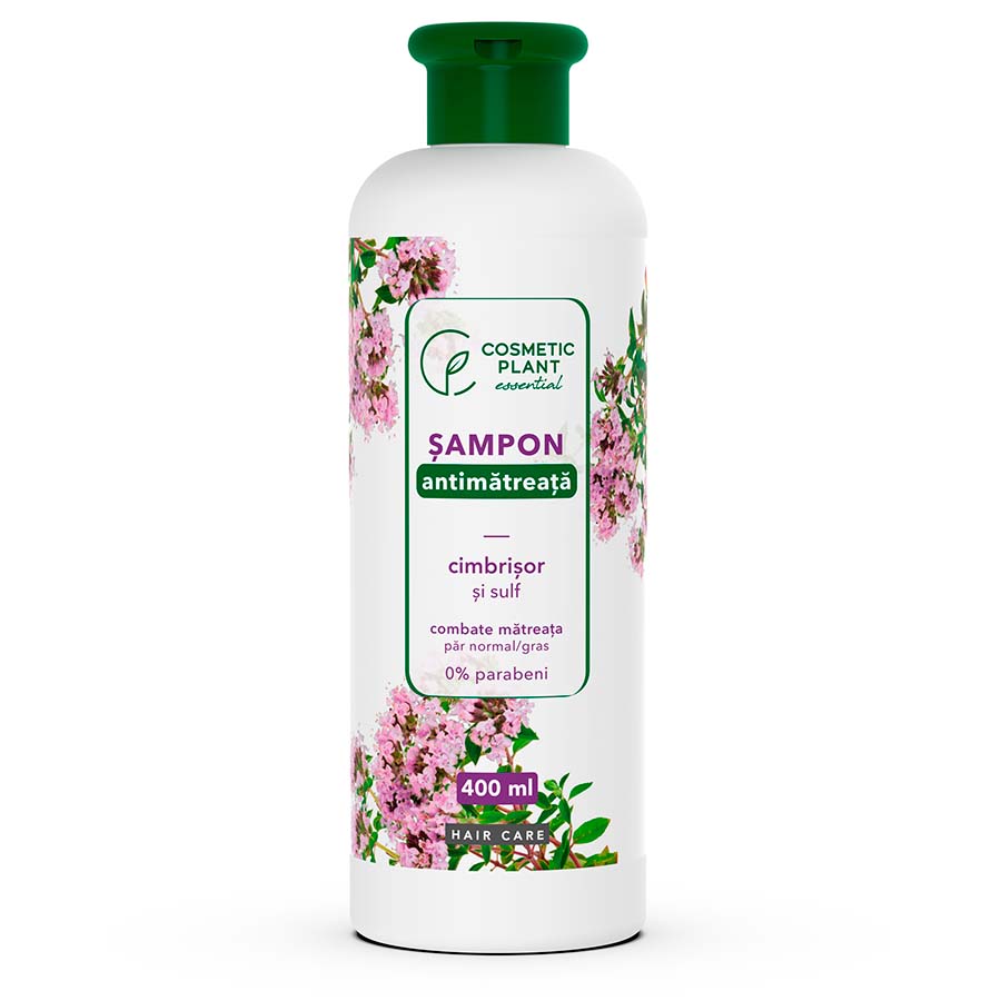 Cosmetic Plant Wild Thyme & Sulfur Anti-Dandruff Shampoo, 400 ml