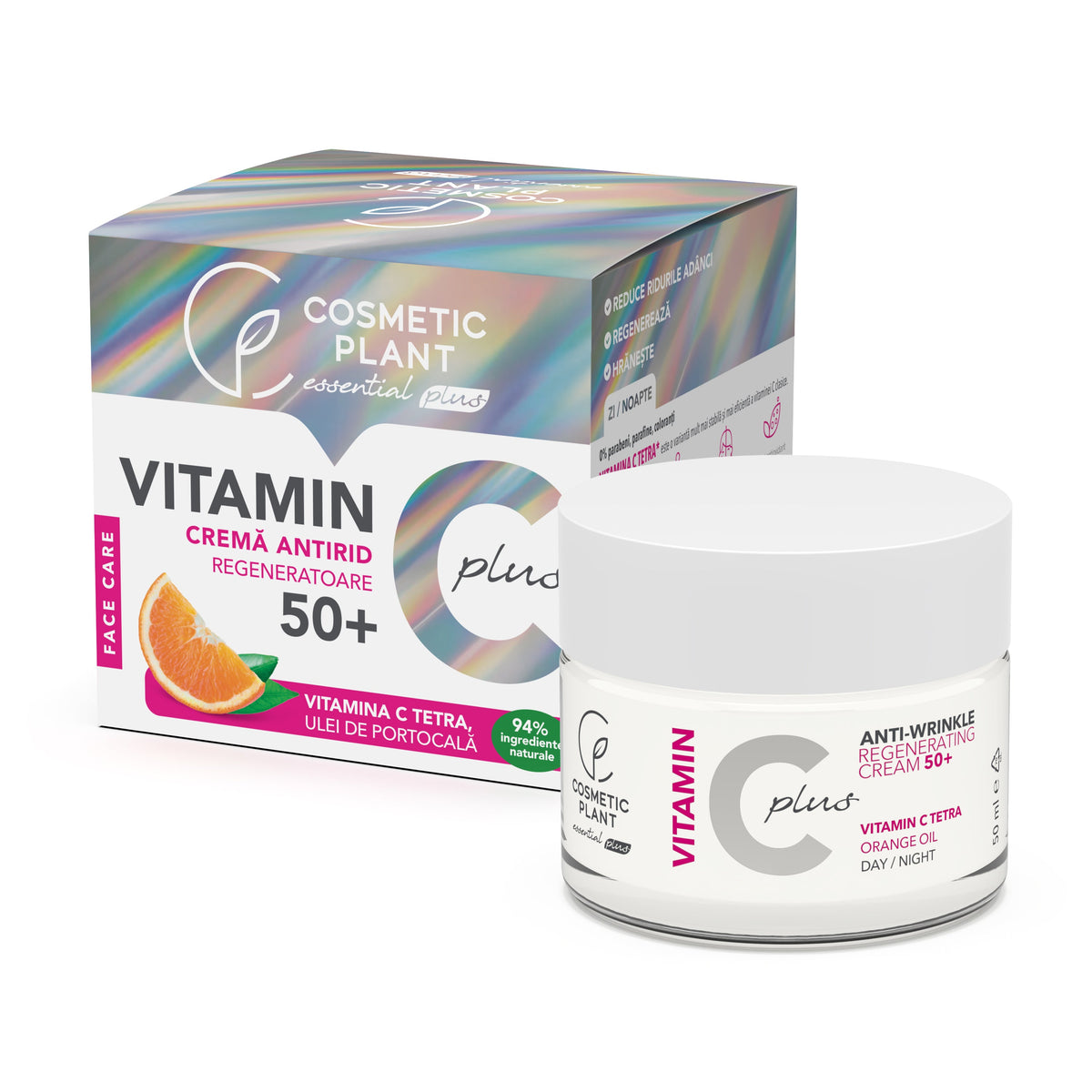 Cosmetic Plant Vitamin C Plus Renewing Moisturizer 50+, 50 ml