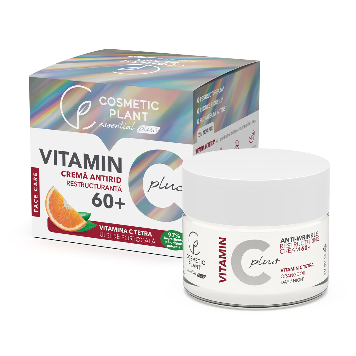 Cosmetic Plant Vitamin C Plus Restorative Moisturizer 60+, 50 ml