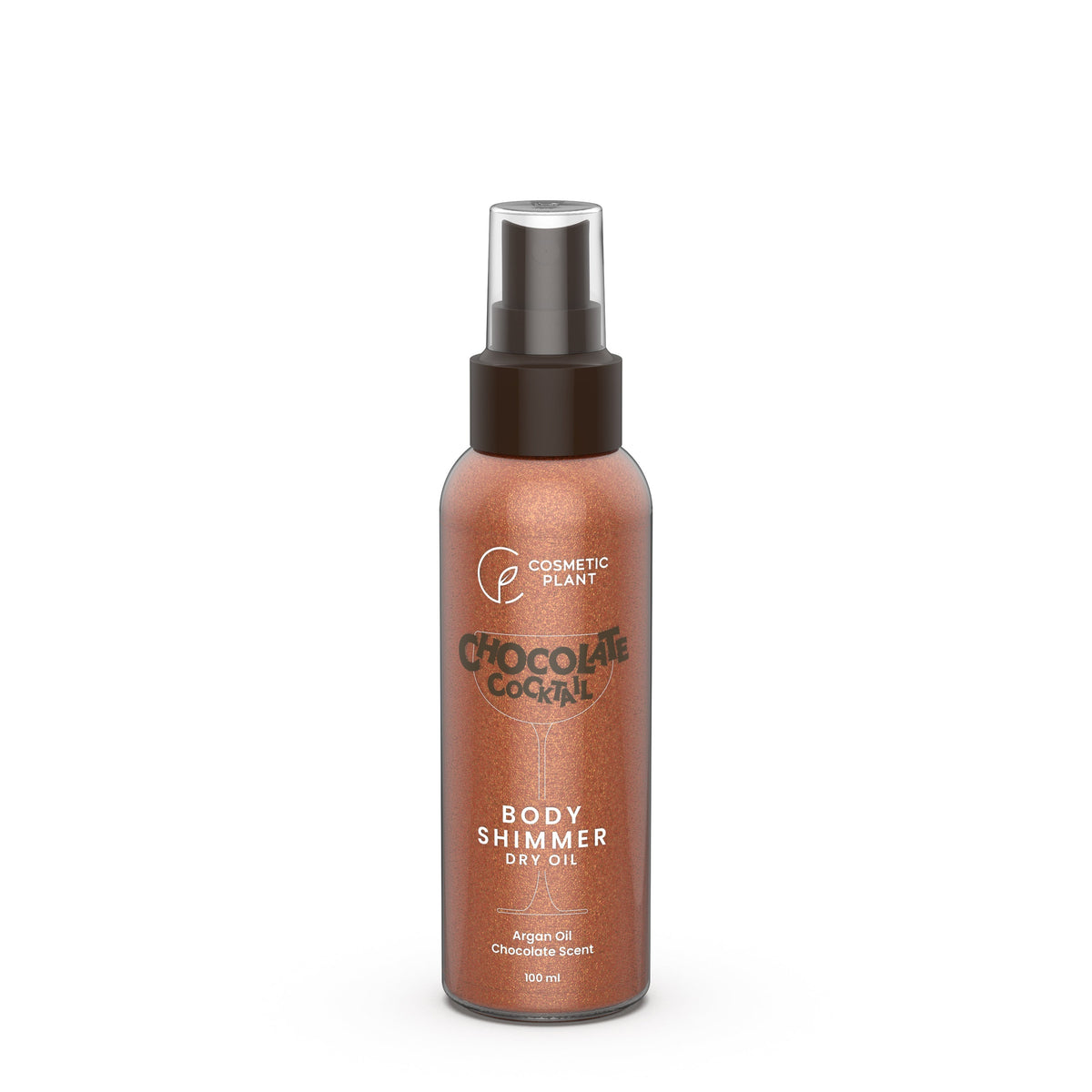 Cosmetic Plant Chocolate Cocktail Shimmering Dry Body Oil, 100 ml