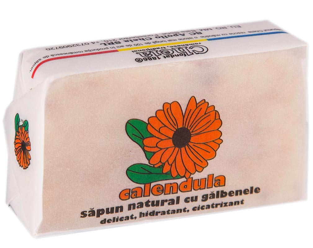 Calendula Cleansing Body Handmade Natural Soap Bar - CHEIA - 100 gr