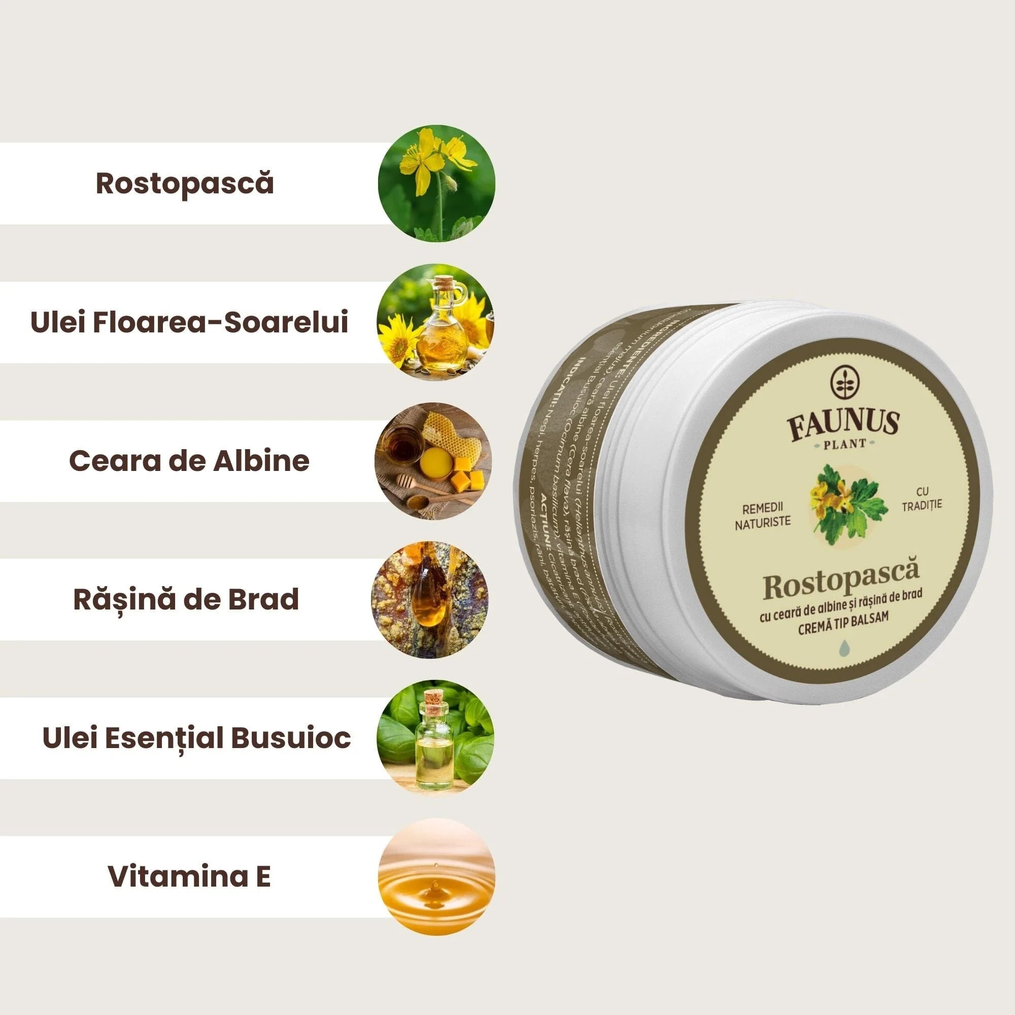 Mast s vlaštovičníkem na bradavice, opar, lupénku, rány, modřiny, impetigo - Faunus Plant - 50 ml 