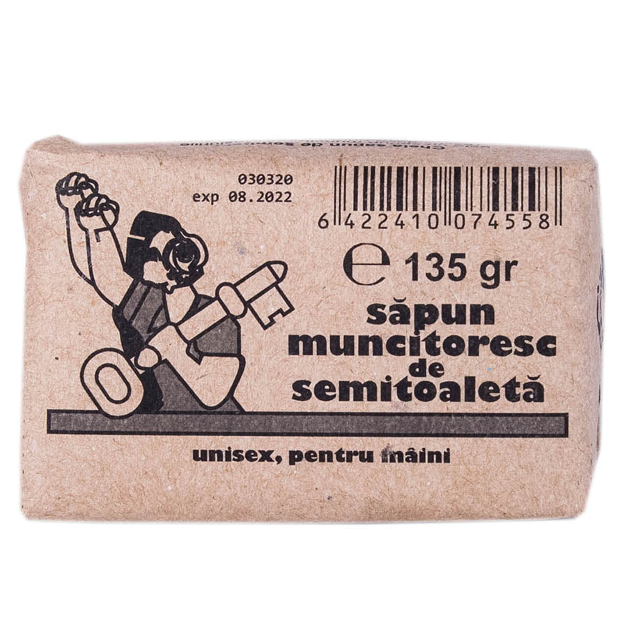 Cheia Semi-toilet sæbe, arbejdssæbe, unisex, til hænder, fra Ceausescus tid - CHEIA - 135 gr