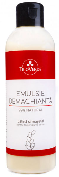 Cleansing emulsion with Sea Buckthorn & Chamomile, 99% natural - Trio Verde - 200ml