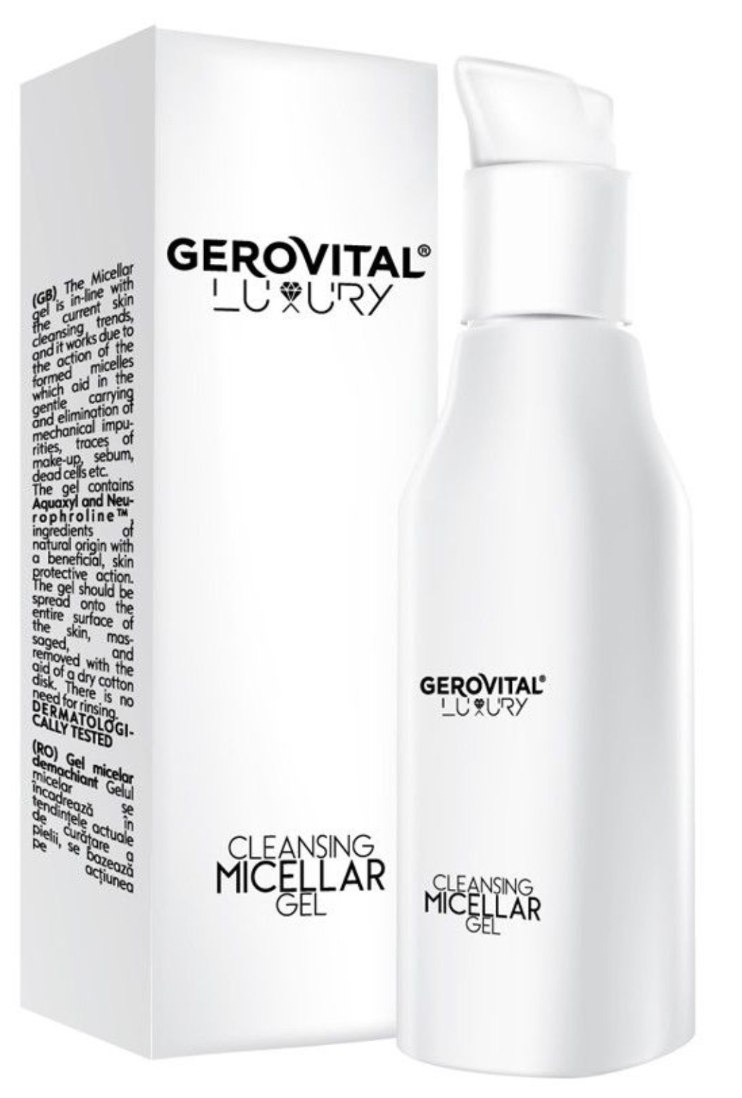 Cleansing micellar gel, 25+ Gerovital Luxury - 100 ml