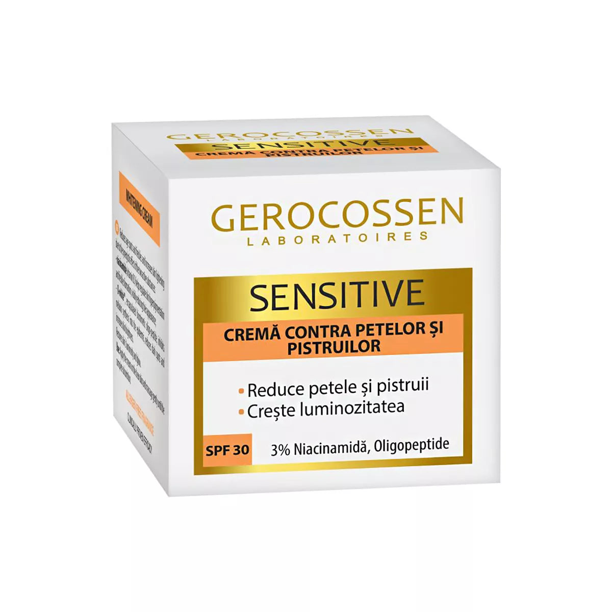 Cream against spots and freckles with SPF 30, Sensitive, Gerocossen, 50 ml