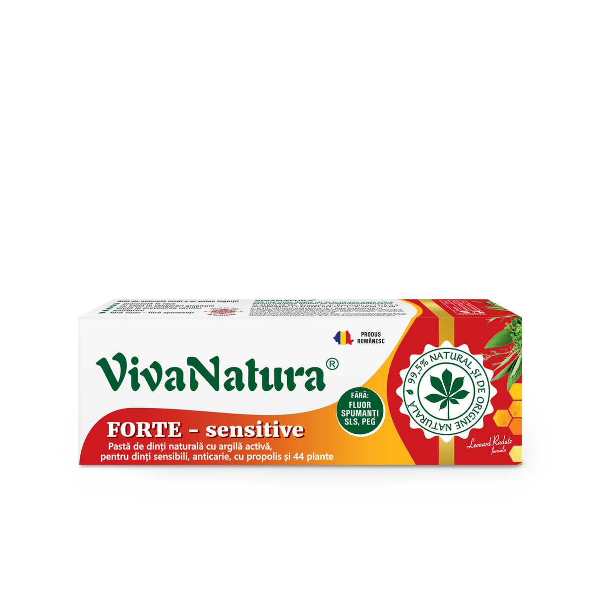 VivaNatura Gennadent Forte Sensitive Toothpaste, 50 ml