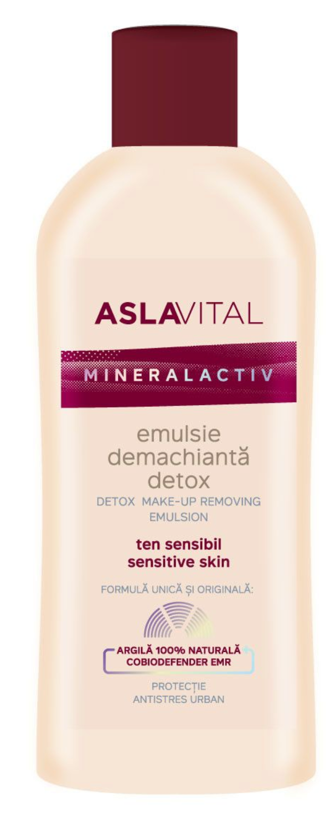 Detox Make-up Removing Emulsion - Aslavital Mineralactiv - 150 ml