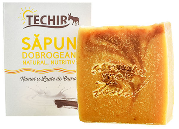 Dobrogean Natural Nutritive Soap with mud & goat milk - Techir - 125g